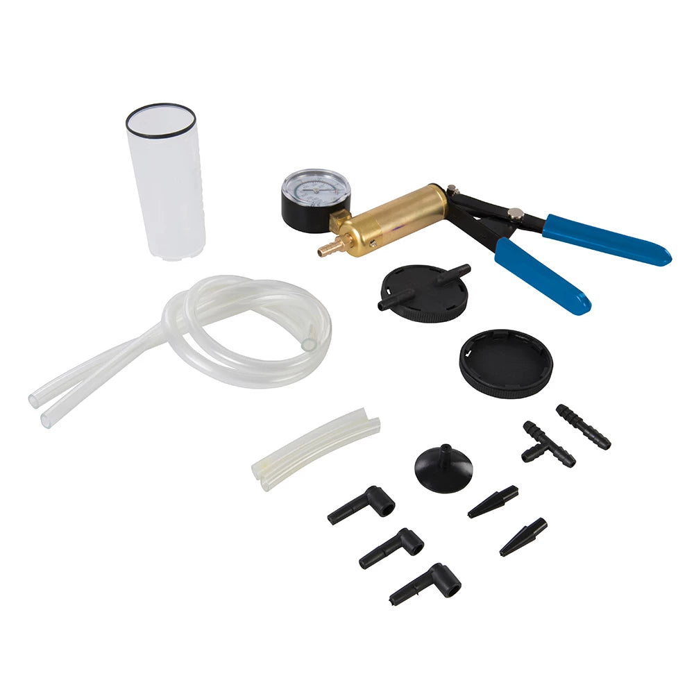Silverline Vacuum Tester & Brake Bleeding Kit 16Pce
