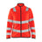 Blaklader Women's Microfleece Jacket Hi-Vis 4966 #colour_red-hi-vis