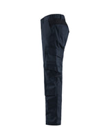 Blaklader Industry Trousers Stretch with Knee Pad Pockets 1448 #colour_dark-navy-black