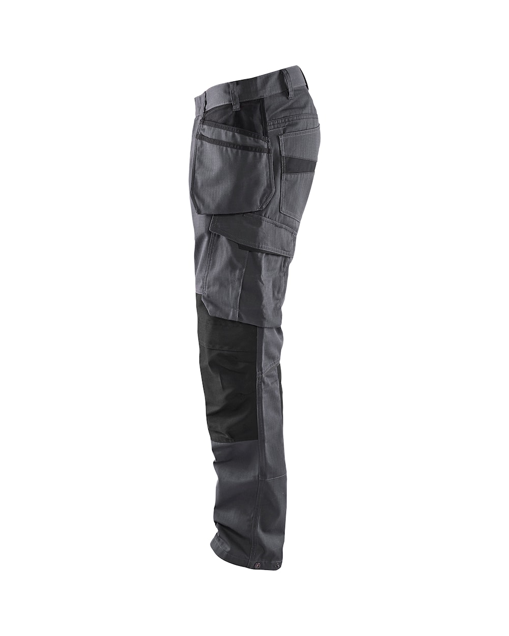 Blaklader Service Trousers with Stretch And Nail Pockets 1496 #colour_mid-grey-black