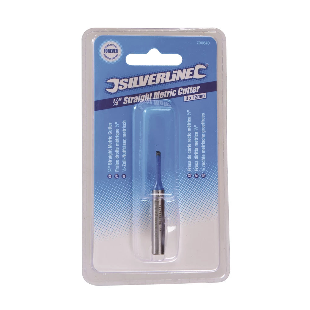 Silverline 1/4" Straight Metric Cutter