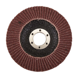 Silverline Aluminium Oxide Flap Disc - 115mm 80 Grit