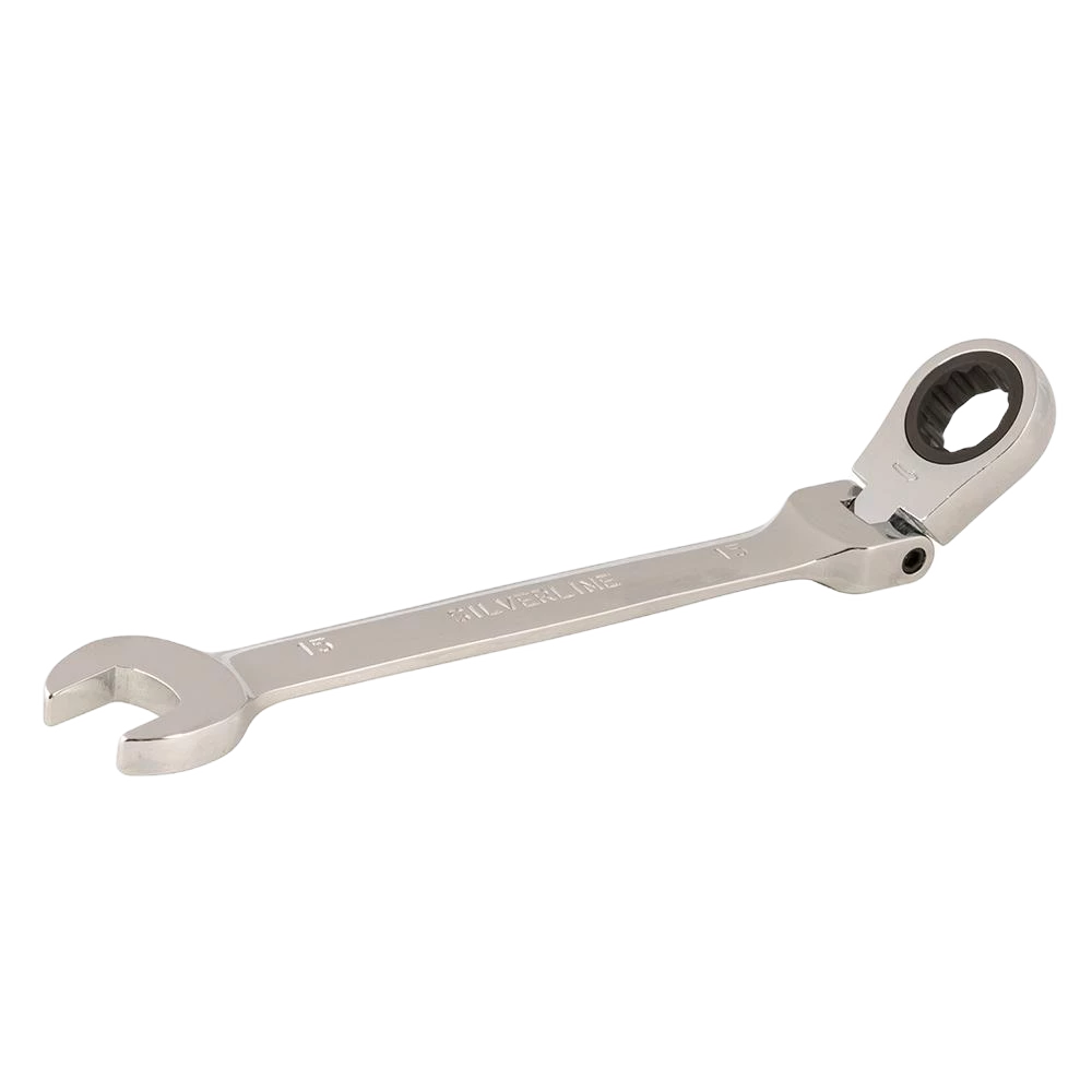 Silverline Flexible Head Ratchet Spanner