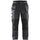 Blaklader Service Trousers with Stretch And Nail Pockets 1496 #colour_mid-grey-black