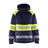 Blaklader Women's Shell Jacket Hi-Vis 4430 #colour_navy-blue-hi-vis-yellow