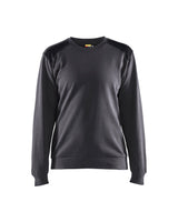 Blaklader Sweatshirt Women 3408 #colour_mid-grey-black