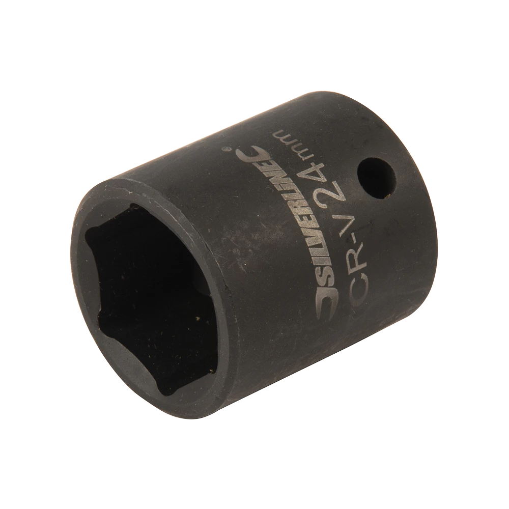 Silverline Impact Socket 1/2" Drive 6Pt Metric