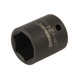 Silverline Impact Socket 1/2" Drive 6Pt Metric