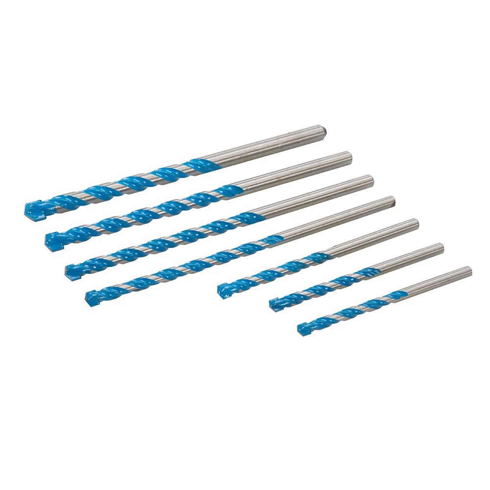 Silverline Multi Construction Drill Bit Set 7Pce