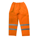 Sealey Hi-Vis Orange Waterproof Trousers - X-Large