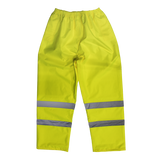 Sealey Hi-Vis Yellow Waterproof Trousers - X-Large