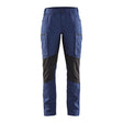 Blaklader Women's Service Trousers Stretch 71591845 #colour_navy-blue-black