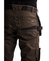 Blaklader Service Shorts with Nailpockets 1494 #colour_dark-olive-green-black