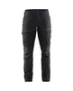 Blaklader Women's Service Trousers with Stretch 7166 #colour_black-dark-grey