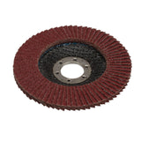 Draper Tools Aluminium Oxide Flap Disc, 115 x 22.23mm, 60 Grit