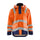 Blaklader Rain Jacket Hi-Vis Level 2 4302 #colour_orange-navy-blue