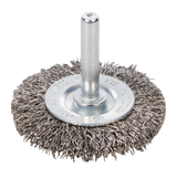 Silverline Rotary Stainless Steel Wire Wheel Brush