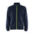 Blaklader Sweatshirt with Full Zip 3362 #colour_dark-navy-blue-hi-vis-yellow