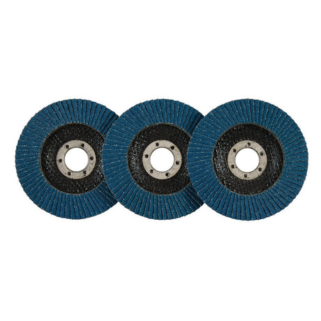 Draper Tools Zirconium Oxide Flap Disc, 115 x 22.23mm, 60 Grit