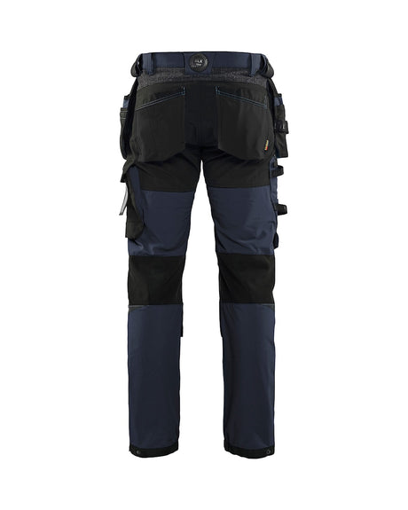Blaklader Craftsman Trousers 4-Way Stretch 1522 - Dark Navy/Black
