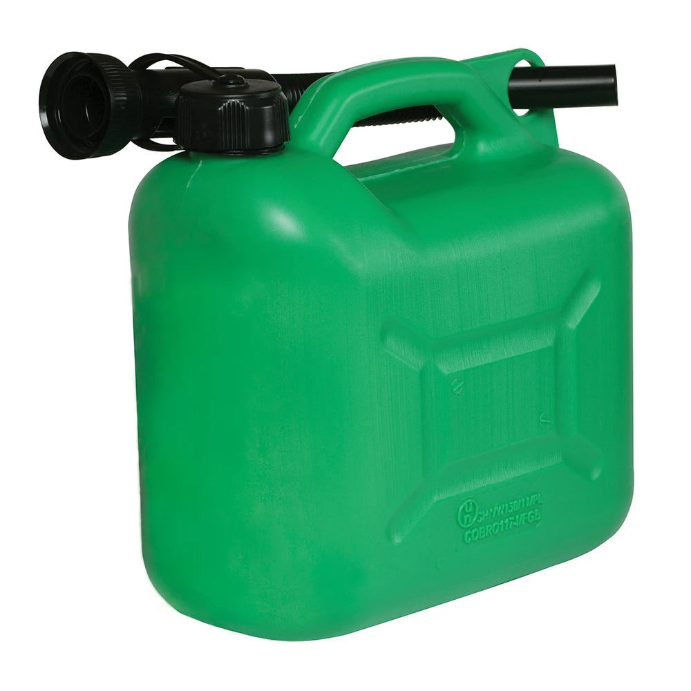 Silverline Plastic Fuel Can 5Ltr - Green