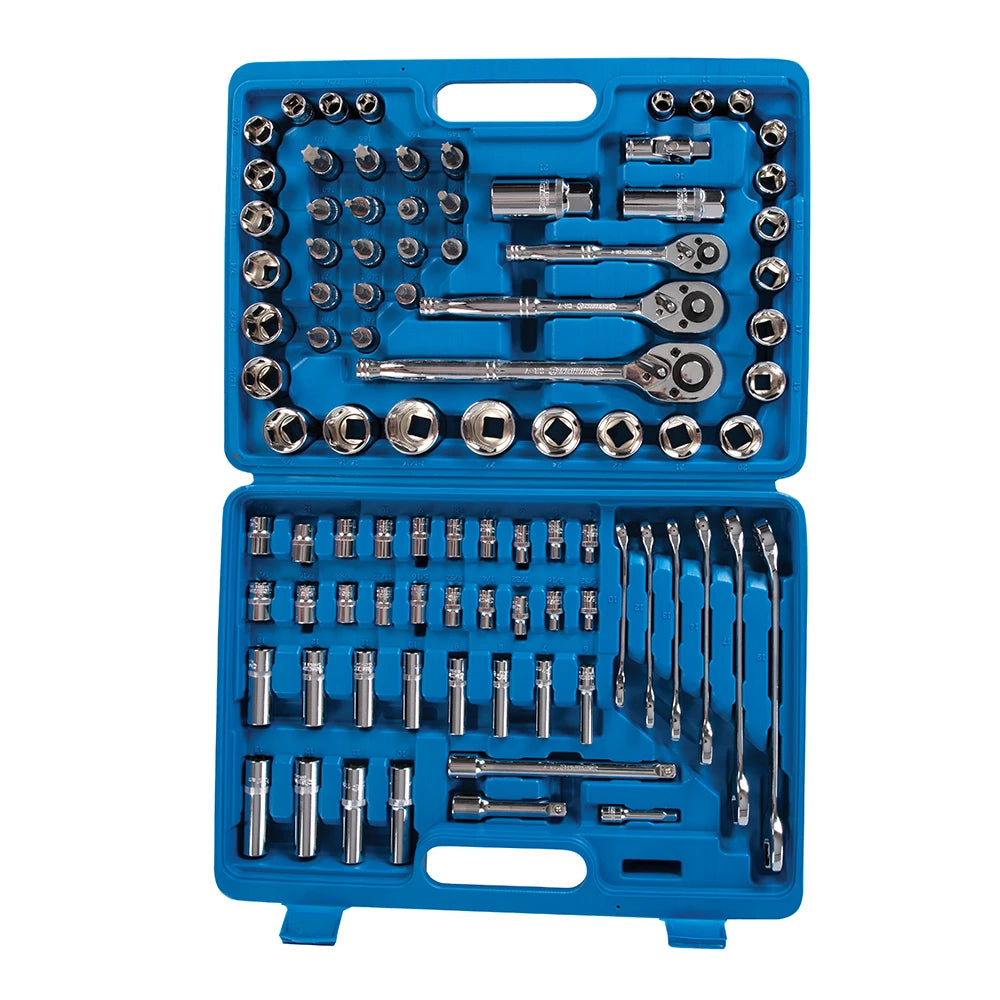 Silverline Mechanics Tool Set 90Pce