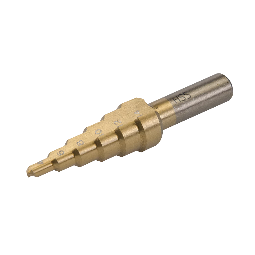 Silverline Titanium-Plated HSS Step Drill