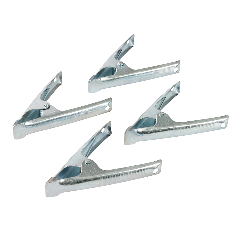 Silverline Stall Clips 4pk