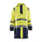 Blaklader Rain Jacket Hi-Vis Level 1 4324 #colour_hi-vis-yellow-navy-blue