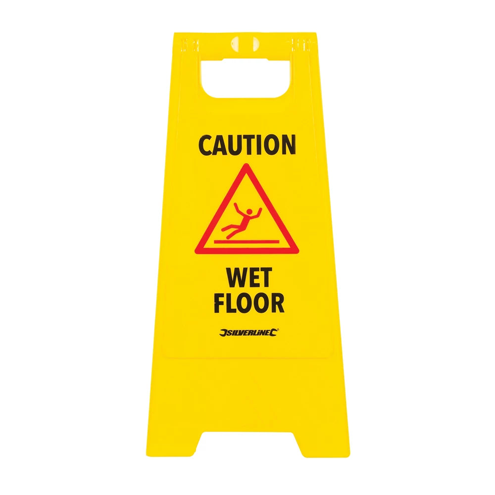 Silverline 'A' Frame Caution Wet Floor Sign