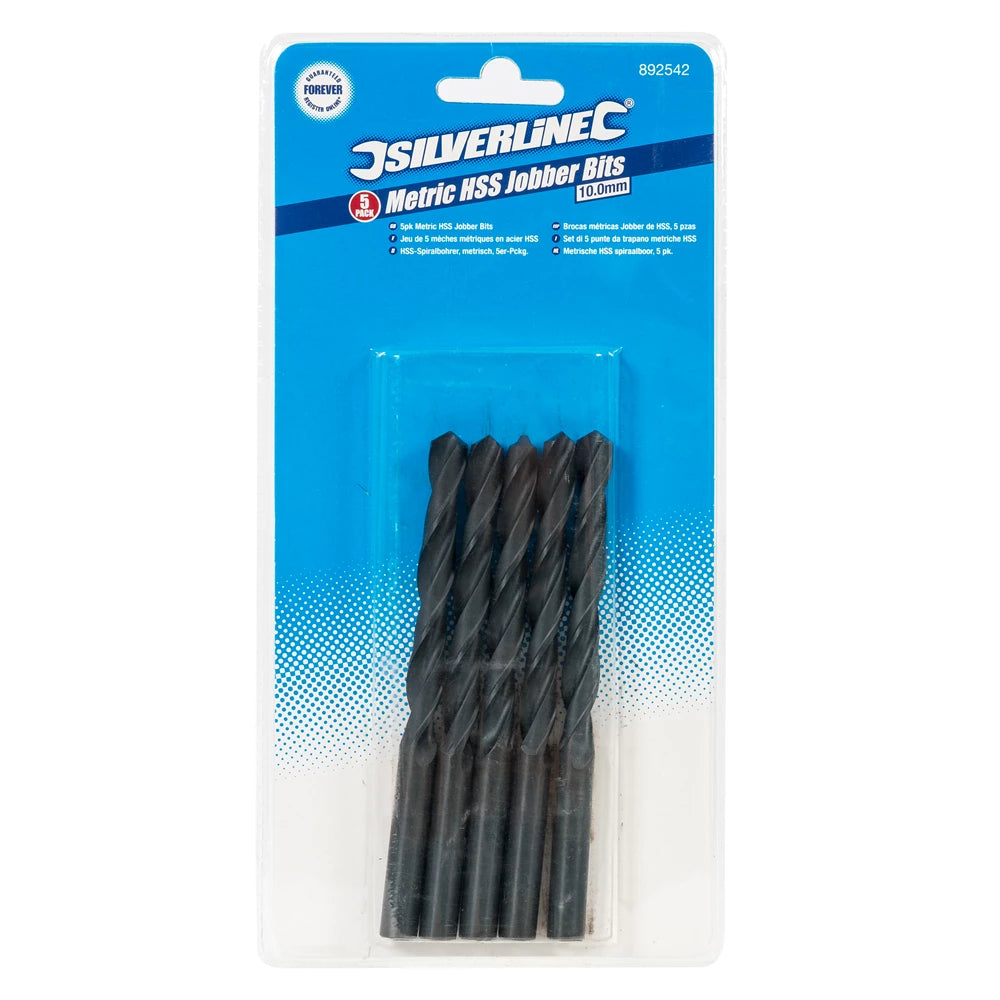 Silverline Metric HSS-R Jobber Bits 5Pk