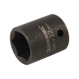 Silverline Impact Socket 1/2" Drive 6Pt Metric