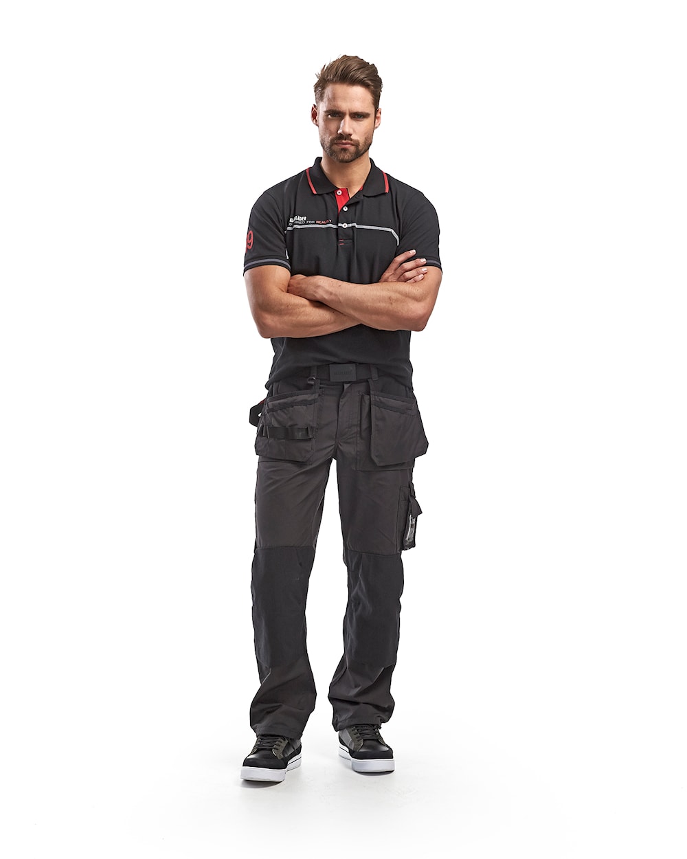 Blaklader Lightweight Craftsman Trousers 1525 #colour_dark-grey-black