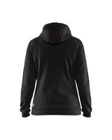 Blaklader Women's Hybrid Sweater 3464 #colour_black-dark-grey