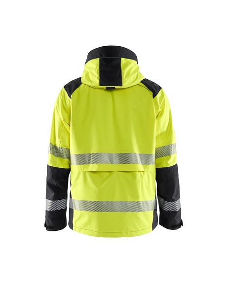 Blaklader Shell Jacket Hi-Vis 4435 #colour_hi-vis-yellow-black