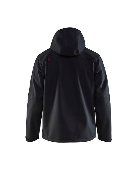 Blaklader Pro Softshell Jacket 4949 #colour_black-red