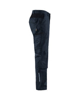 Blaklader Industry Trousers Stretch with Knee Pad Pockets 1448 #colour_dark-navy-black