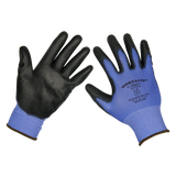 Sealey Lightweight Precision Grip Gloves (Large) - Pack of 12 Pairs