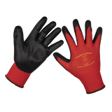 Sealey Flexi Grip Nitrile Palm Gloves (Large) - Pack of 120 Pairs