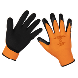 Sealey Foam Latex Gloves (Large) - Pair