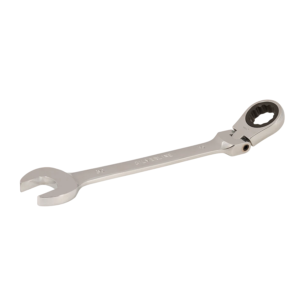 Silverline Flexible Head Ratchet Spanner