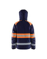 Blaklader Winter Jacket Hi-Vis 4480 #colour_navy-blue-orange