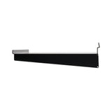 Silverline Shelf 300mm 4Pk - Black