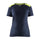 Blaklader Women's T-Shirt 3479 #colour_dark-navy-blue-hi-vis-yellow