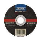 Draper Tools Flat Stone Cutting Disc, 115 x 2.5 x 22.23mm