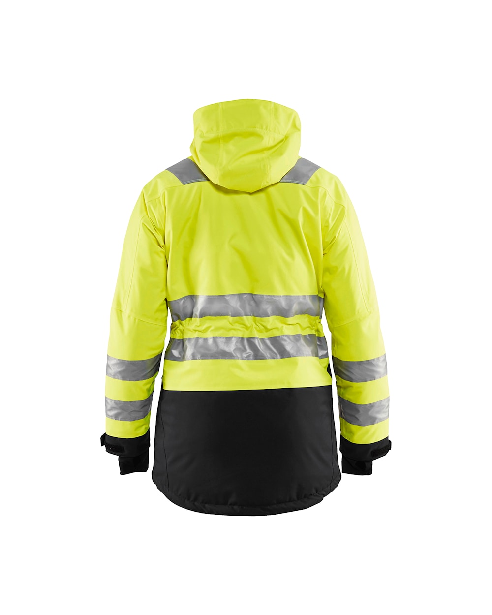 Blaklader Women's Hi-Vis Winter Parka 4472 #colour_hi-vis-yellow-black