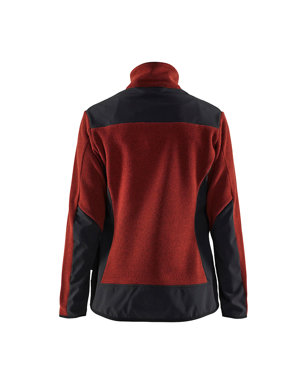 Blaklader Women's Knitted Jacket with Softshell 5943 #colour_burned-red-black