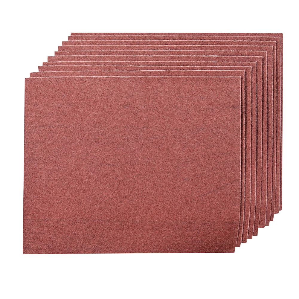 Silverline Emery Cloth Sheets 10Pk - 80 Grit