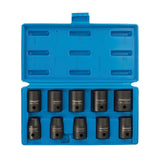 Silverline Impact Socket Set 1/2" Drive 6Pt Metric 10Pce