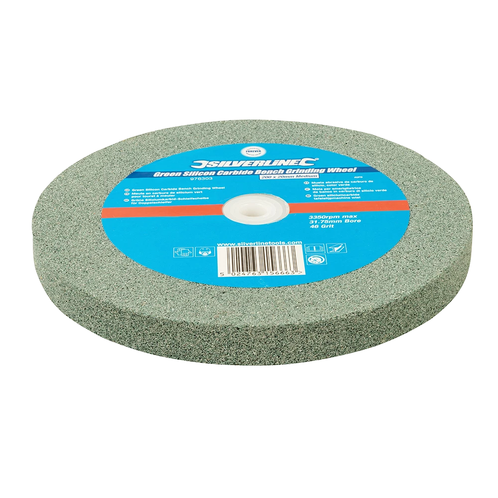 Silverline Green Silicon Carbide Bench Grinding Wheel